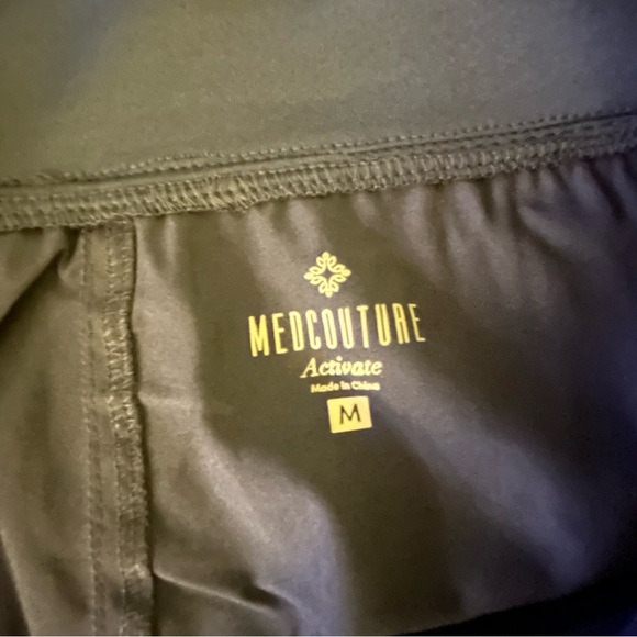 Med Couture Activate Women's Scrub Pants, Size Medium, Navy Blue - Picture 5 of 10